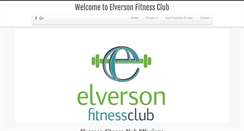 Desktop Screenshot of elversonfitnessclub.com