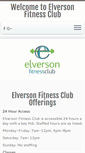 Mobile Screenshot of elversonfitnessclub.com